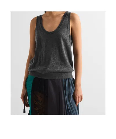 Prada Tank Vest In Black