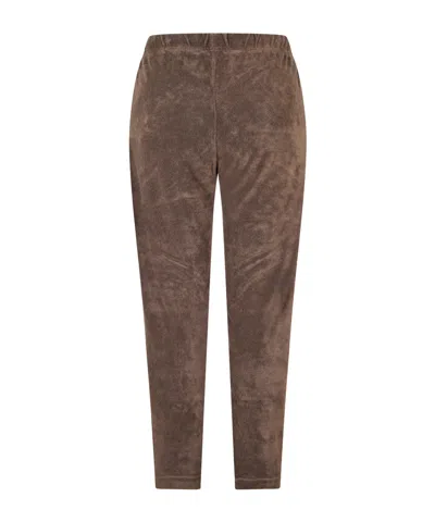 Essentials Logo-detail Sweatpants In Brown