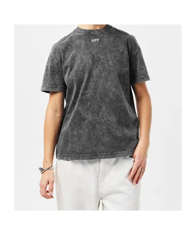 Off-white Regular Fit T-shirt In Gray