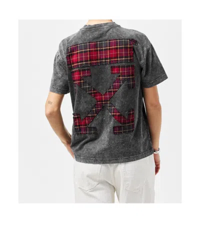 Off-white Regular Fit T-shirt In Gray