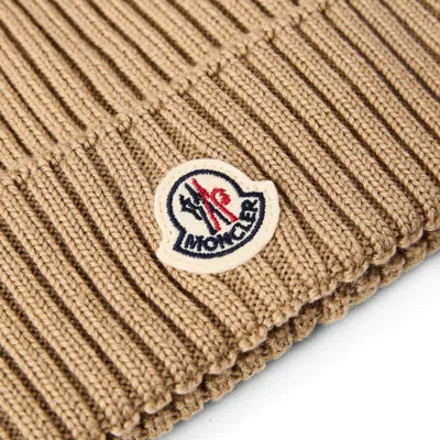 Moncler Simple Hat In Brown