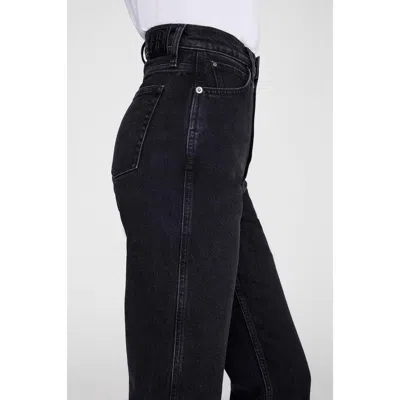 Anine Bing Belt-loop Jeans In Black