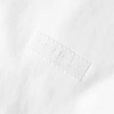 Givenchy Basic Cotton T-shirt With Mini Logo In White