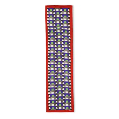 Miu Miu Printed Silk Scarf In Multi