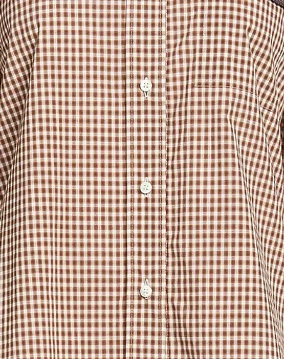Brunello Cucinelli Patterned Shirts  Blouses In Brown