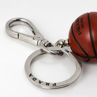 Prada Basketball-shaped Keychain In Multicolor