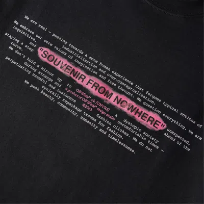 Off-white Loose T-shirt In Black