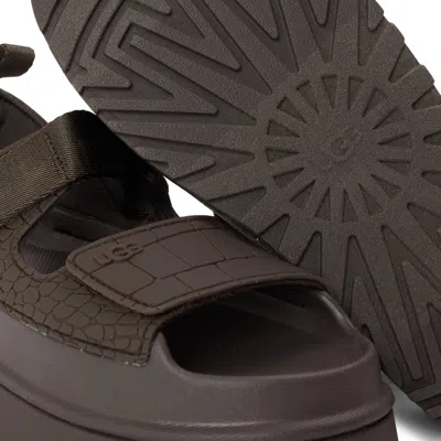 Ugg Goldenglow Embossed Platform Sandals In Multi