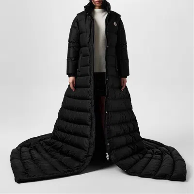 Moncler Logo Down Jacket In Multi