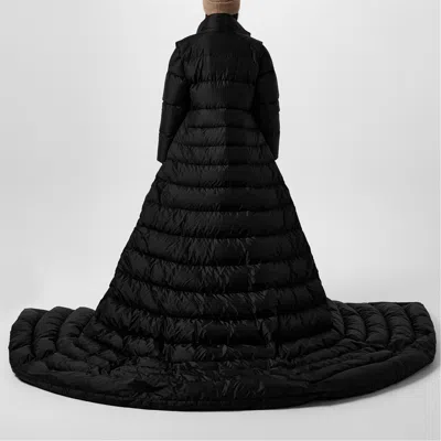 Moncler Logo Down Jacket In Multi