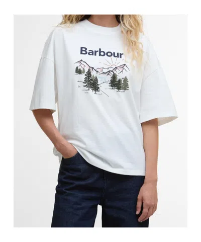 Barbour Harper Graphic T-shirt In White