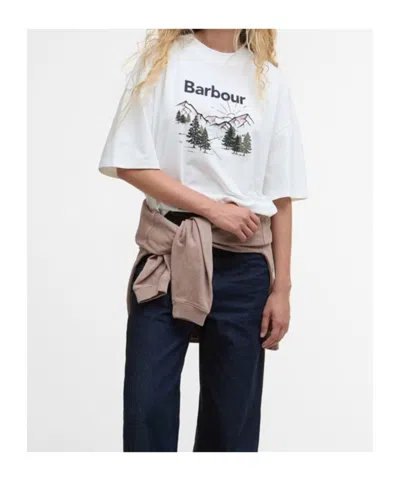 Barbour Harper Graphic T-shirt In White