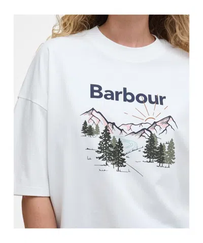 Barbour Harper Graphic T-shirt In White
