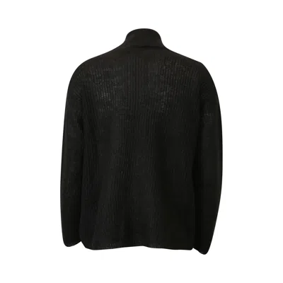 Max Mara Turtleneck Sweater In Black