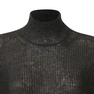 Max Mara Turtleneck Sweater In Black