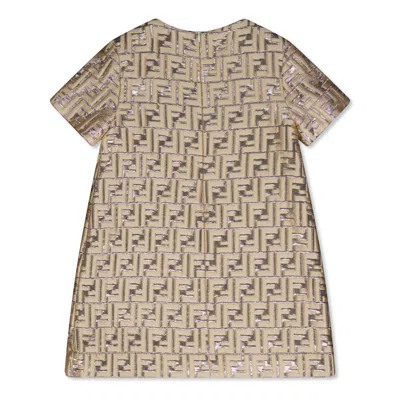 Fendi A-line Dress In Multi