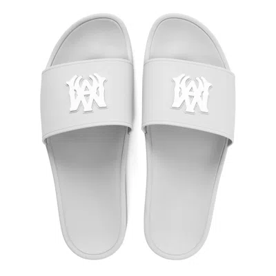 Amiri Ma Logo Pool Slides In Pink