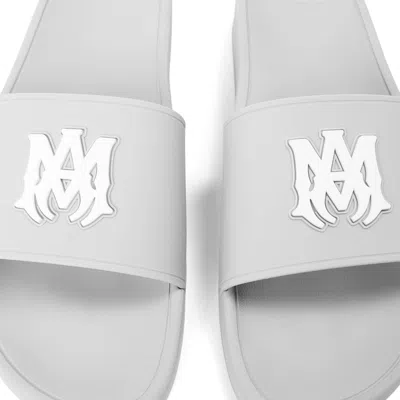 Amiri Ma Logo Pool Slides In Pink