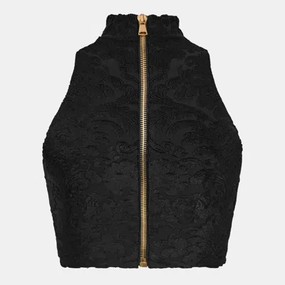 Balmain Baroque Pattern Buttoned Top In Multi