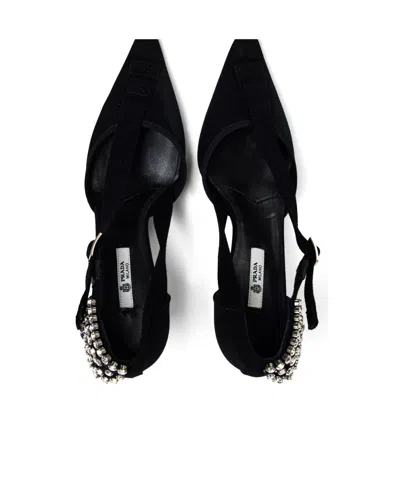 Prada Versatile Minimalist Stiletto Heels In Black