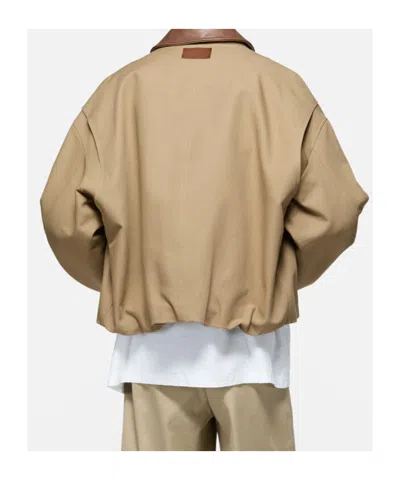 Acne Studios Long-sleeve Bomber Jacket In Neutral