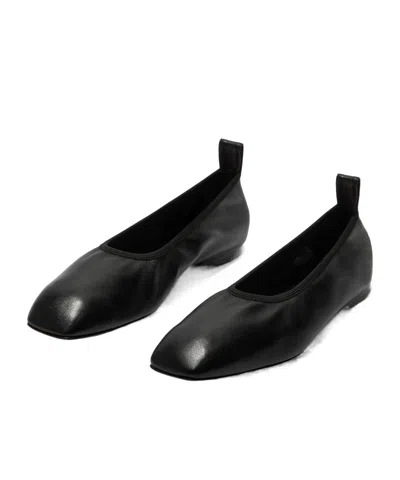 Aeyde Classic Ballet Flats In Black