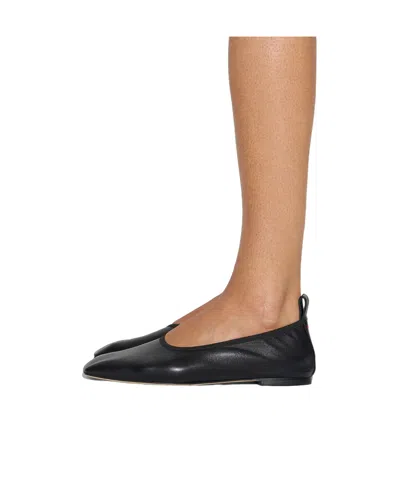 Aeyde Classic Ballet Flats In Black