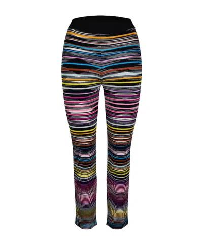 Missoni Stripe Trousers In Multi