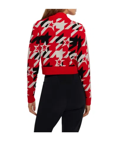 Hugo Boss Half-zip Knit Sweater In Multi