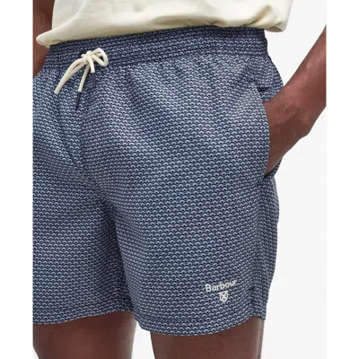Barbour Drawstring Swim Trunks In Blue