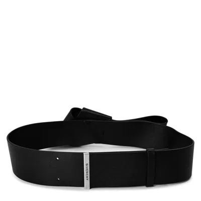 Givenchy Solid-color Wide Belt In Black