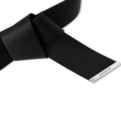 Givenchy Solid-color Wide Belt In Black