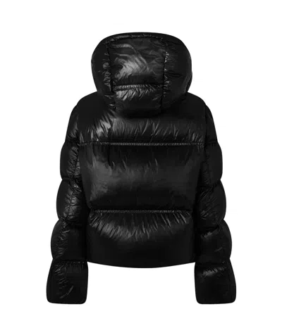 Moncler Hooded Down Jacket In Black