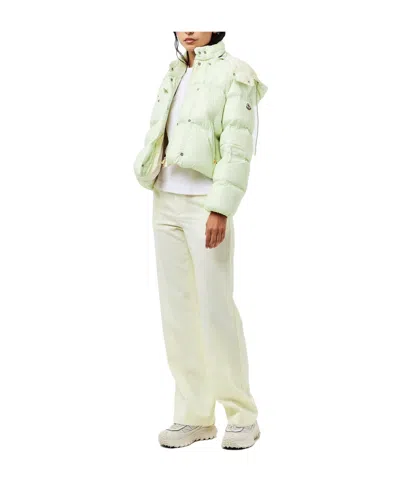 Moncler Short Down Jacket In White