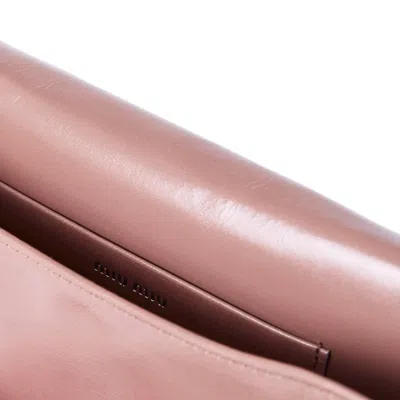Miu Miu Solid Color Wallet In Nude
