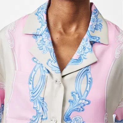 Versace Multicolor Regular Printed Shirt In Multi