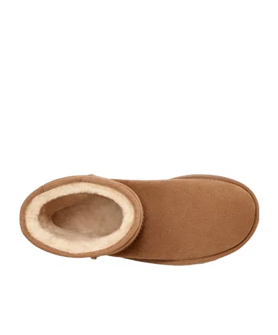 Ugg Chestnut Suede Mid-calf Boots In Brown