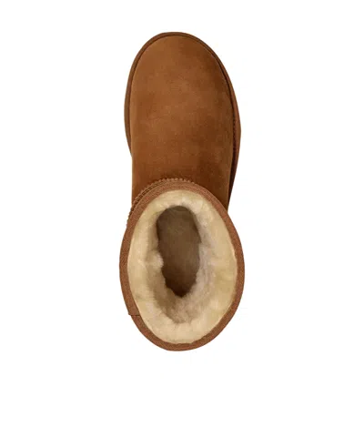 Ugg Chestnut Suede Mid-calf Boots In Brown