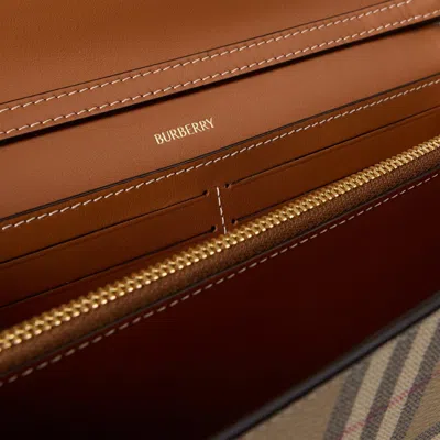 Burberry Hannah Check Wallet On Chain In Multi