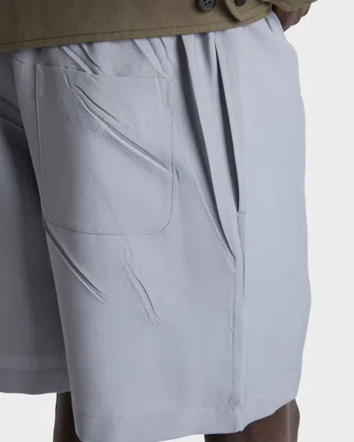 Prada Mohair Wool Bermudas In Gray