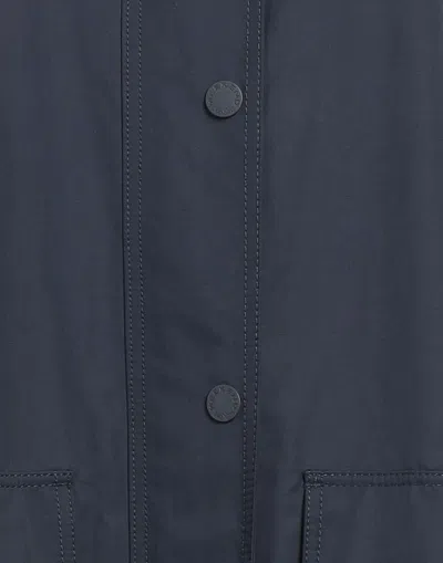 Weekend Max Mara Solid-colored Hooded Jacket In Blue