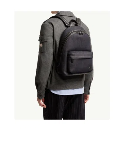 Moncler Carlo Backpack In Blue