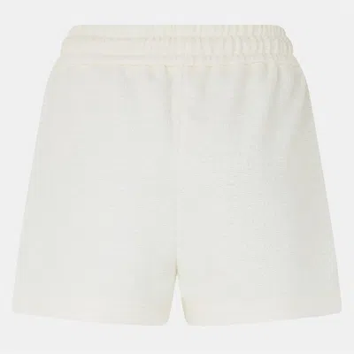 Moncler Logo-patch Drawstring Shorts In Neutral