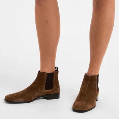 Prada Chelsea Boot Ld62 In Brown