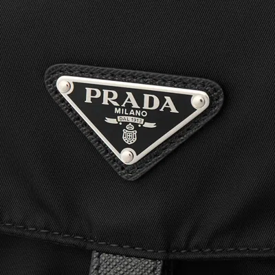 Prada Small Nylon Backpack In Pink