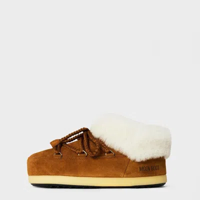Moon Boot Solid Color Snow Boots In Brown
