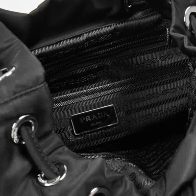 Prada Small Nylon Backpack In Pink