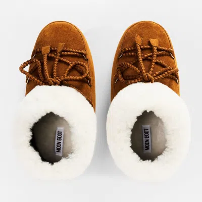 Moon Boot Solid Color Snow Boots In Brown