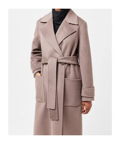 Joseph Belted Coat In Pink