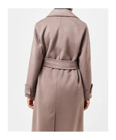 Joseph Belted Coat In Pink